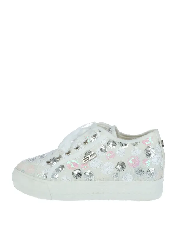 Weißer Leopardenmuster Enrico Coveri Sneaker