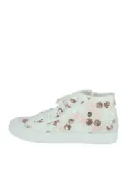 Metallische Kreis-Punkte-Sneaker