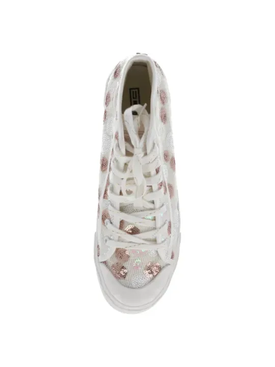 Weiße Enrico Coveri High-Top Sneaker