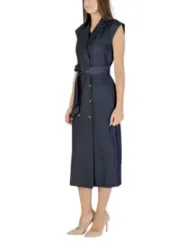 Ichi Damen Kleid Blau | online kaufen