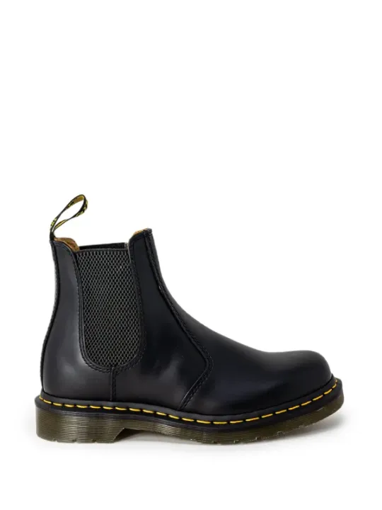 Schwarze Dr. Martens Chelsea Stiefel