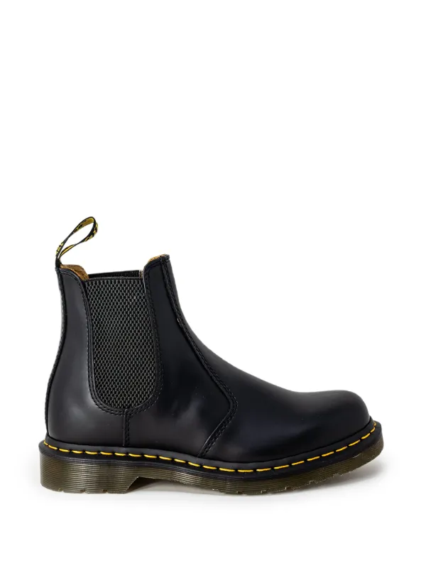Schwarze Dr. Martens Chelsea Stiefel