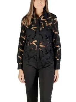 Morgan De Toi Damen Bluse Schwarz mieten | Flex-Fashion