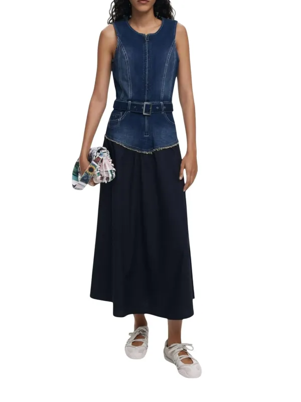 Desigual Damen Kleid Blau | online kaufen