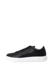 Schwarze Armani Exchange Ledersneakers