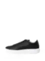 Schwarze Armani Exchange Ledersneakers