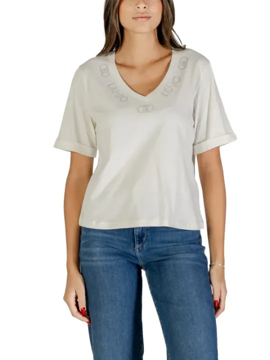 Liu Jo Damen T-Shirt Weiß | online kaufen