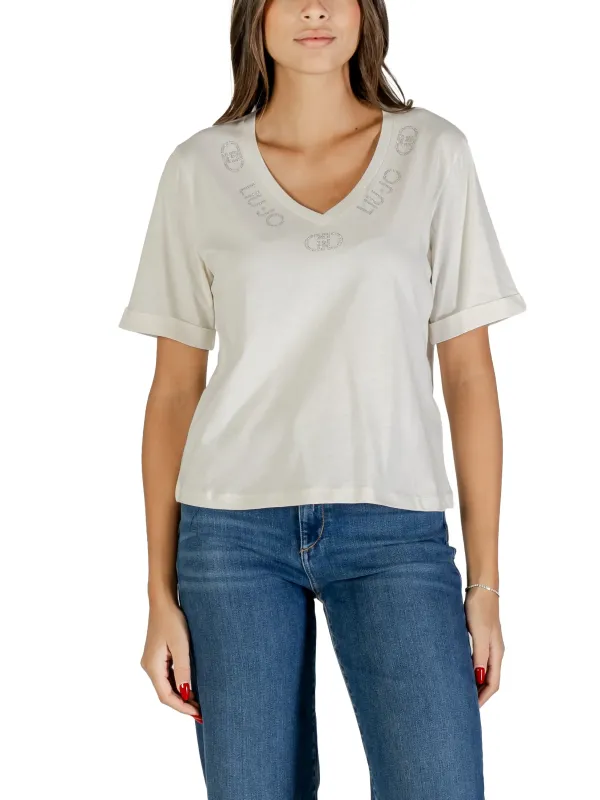 Liu Jo Damen T-Shirt Weiß | online kaufen