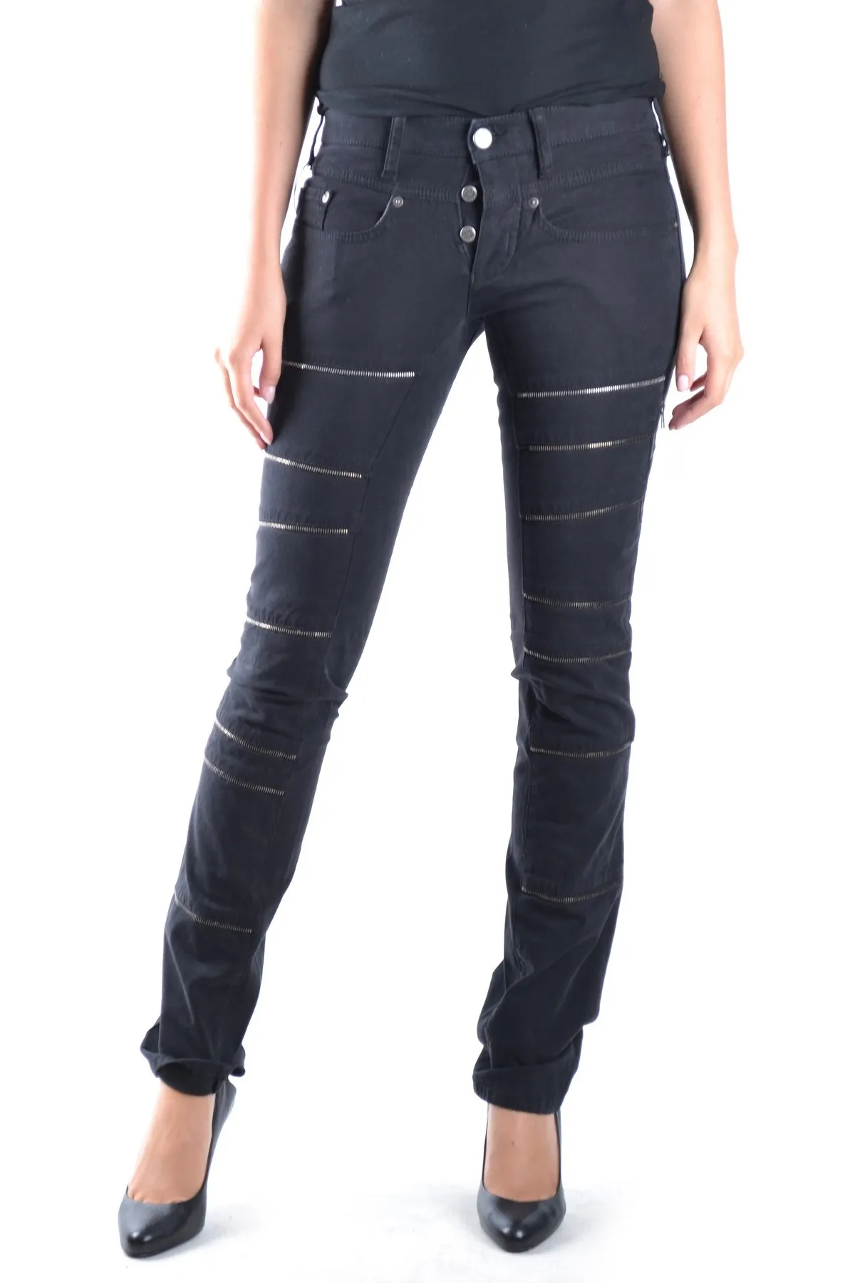 Damen Jeans Schwarz 489309
