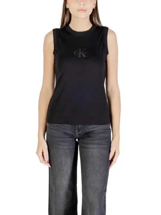 Calvin Klein Jeans Damen Tank-Tops Schwarz | online kaufen