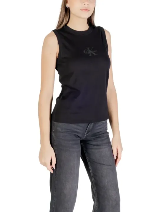 Calvin Klein Jeans Damen Tank-Tops Schwarz | online kaufen