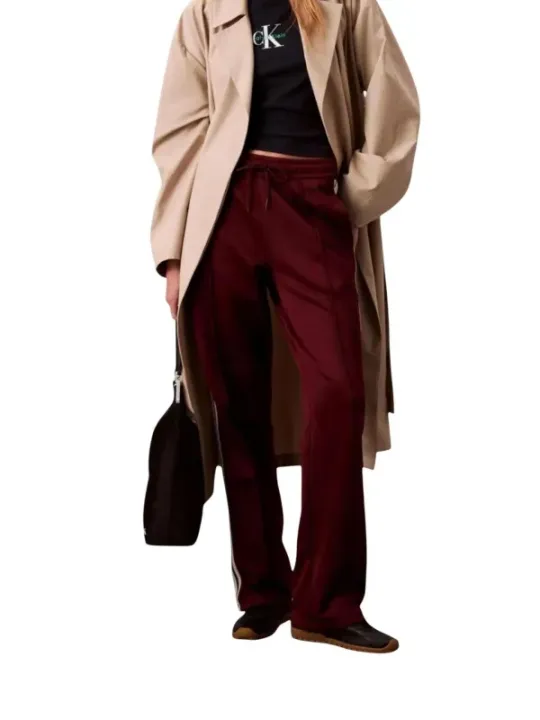 Calvin Klein Jeans Damen Hose Bordeaux | online kaufen