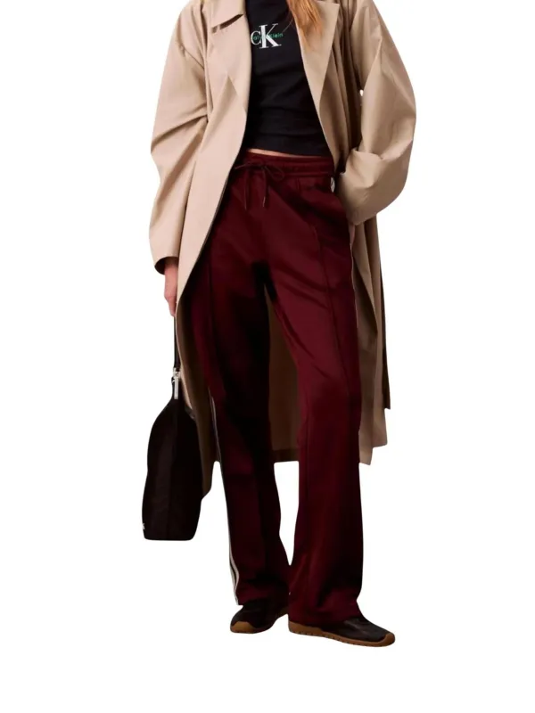 Calvin Klein Jeans Damen Hose Bordeaux | online kaufen