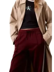 Calvin Klein Jeans Damen Hose Bordeaux | online kaufen