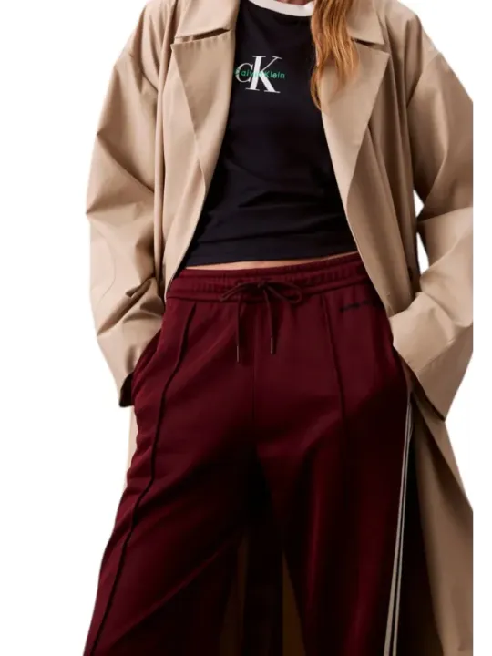 Calvin Klein Jeans Damen Hose Bordeaux | online kaufen