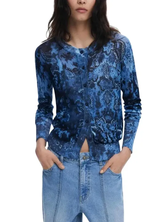 Desigual Damen Cardigan Blau | online kaufen