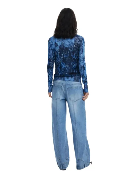 Desigual Damen Cardigan Blau | online kaufen