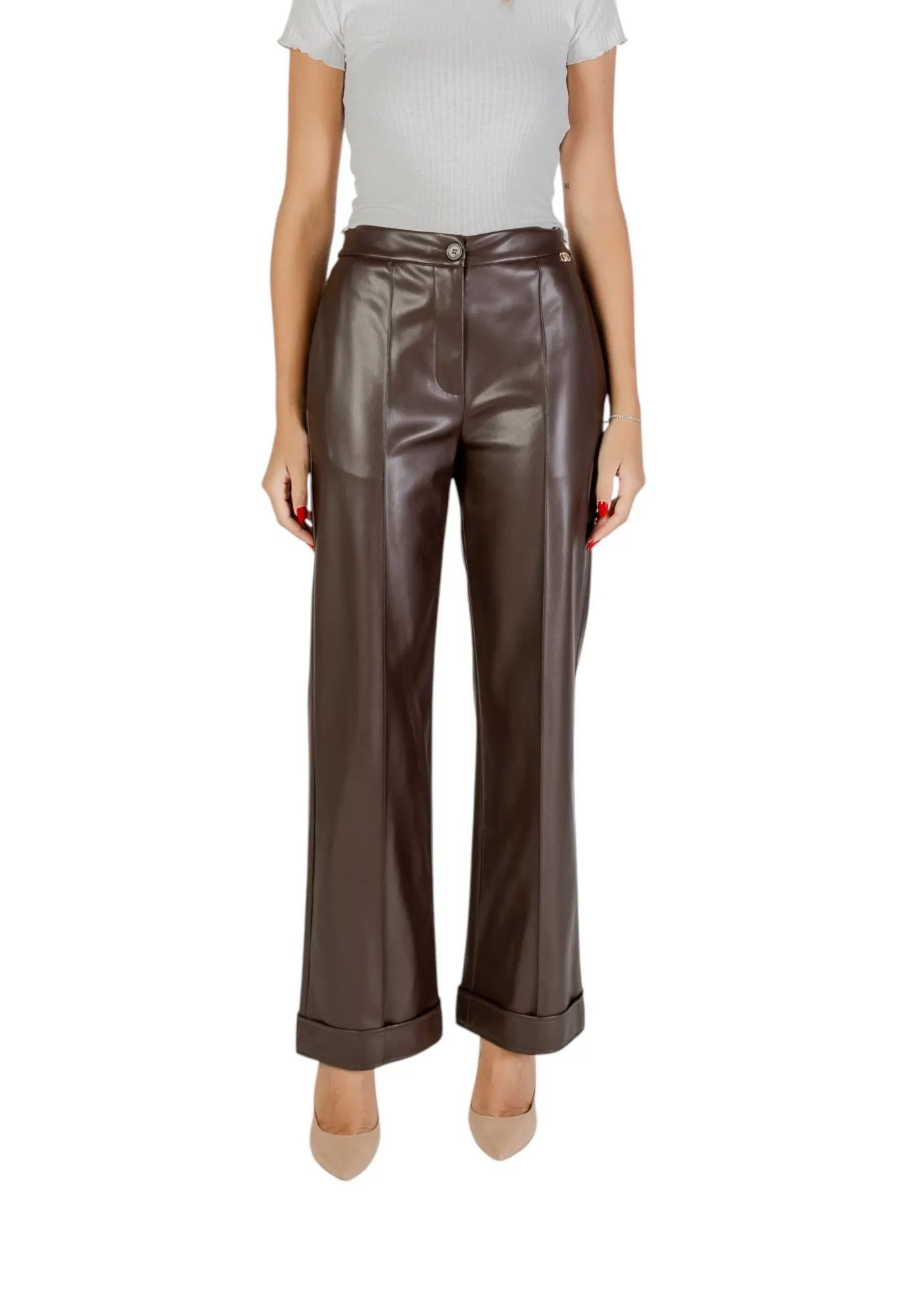 Liu Jo Damen Hose Braun 489938