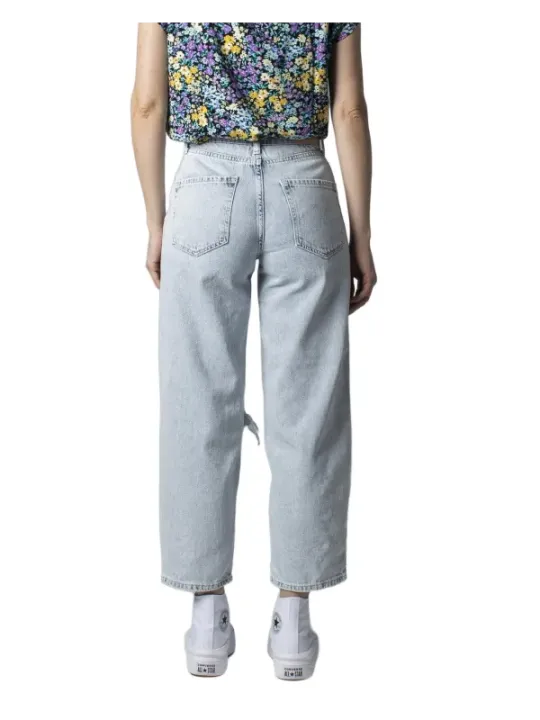 Helle, gerade geschnittene Damenjeans