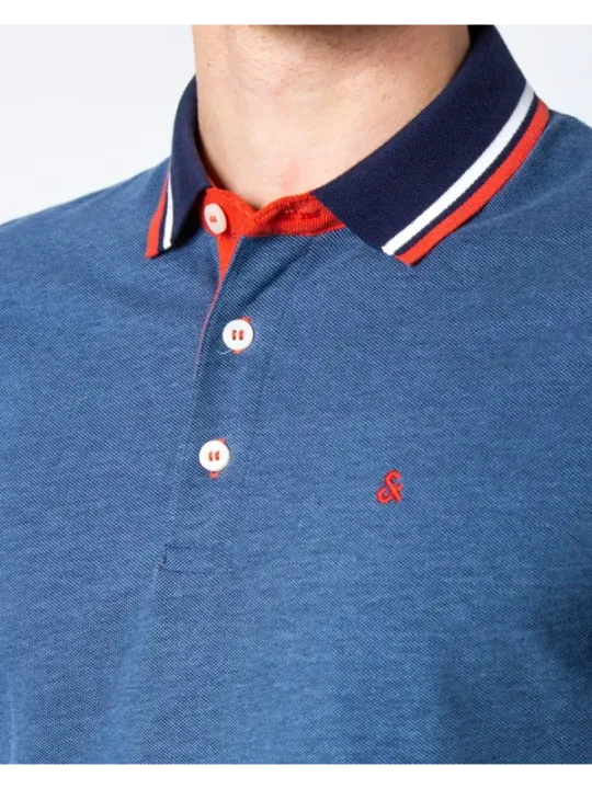 Jack & Jones blaues Polohemd