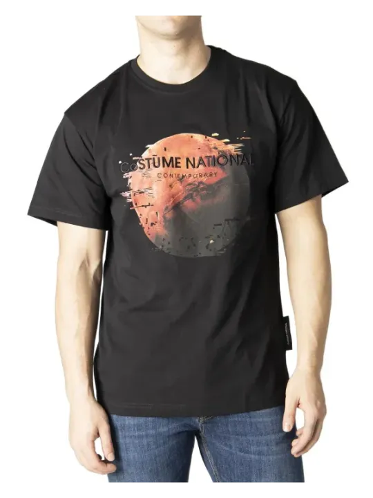 Kostüm National Grafik T-Shirt Schwarz