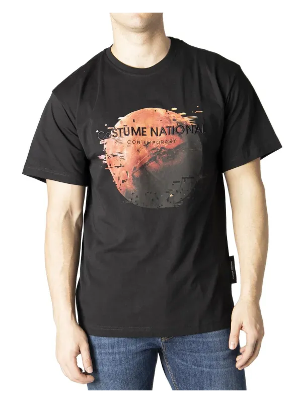 Kostüm National Grafik T-Shirt Schwarz