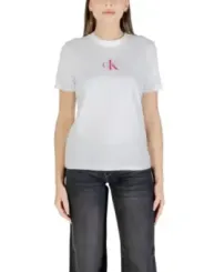 Calvin Klein Jeans Damen T-Shirt Weiß | online kaufen