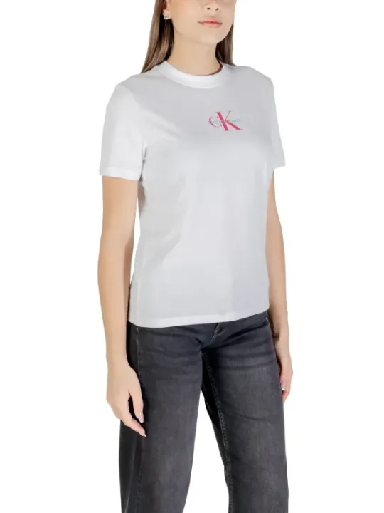 Calvin Klein Jeans Damen T-Shirt Weiß | online kaufen
