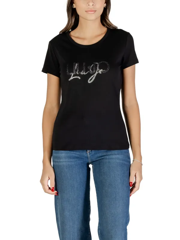 Liu Jo Damen T-Shirt Schwarz | online kaufen