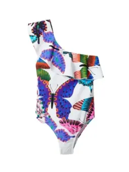 Buntes Schmetterlingsmuster Desigual Bodysuit