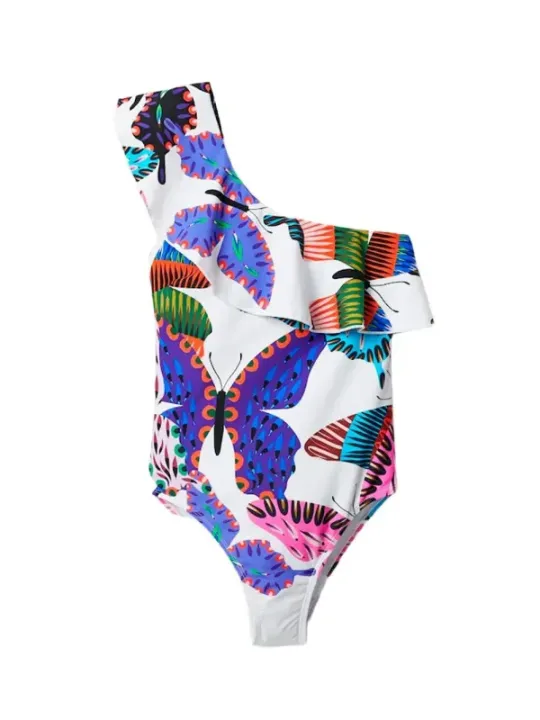 Buntes Schmetterlingsmuster Desigual Bodysuit