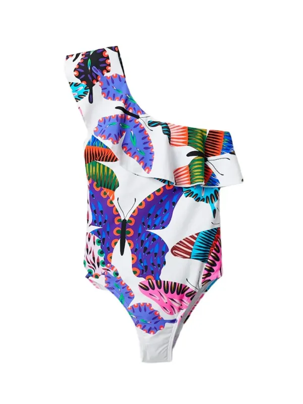 Buntes Schmetterlingsmuster Desigual Bodysuit