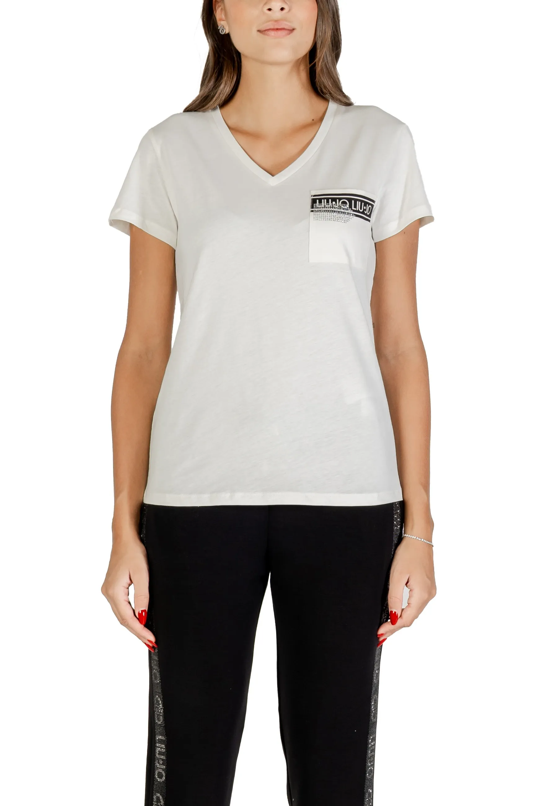 Liu Jo Damen T-Shirt Weiß 490280