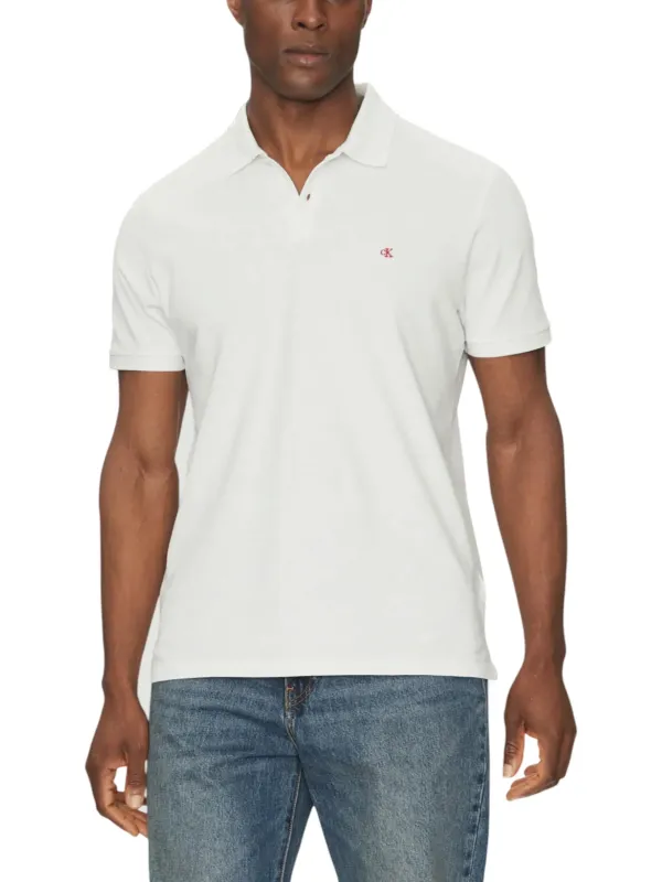 Calvin Klein Jeans Herren Polo Weiß | online kaufen