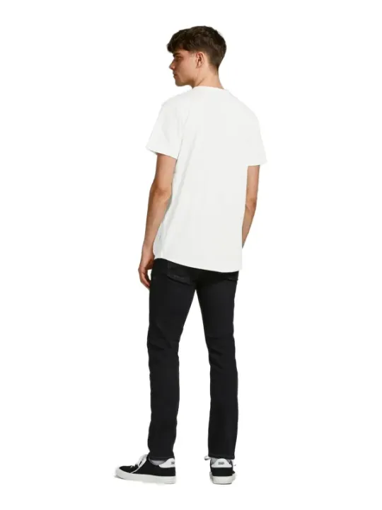 Dunkle graue Herren Straight-Cut Jeans