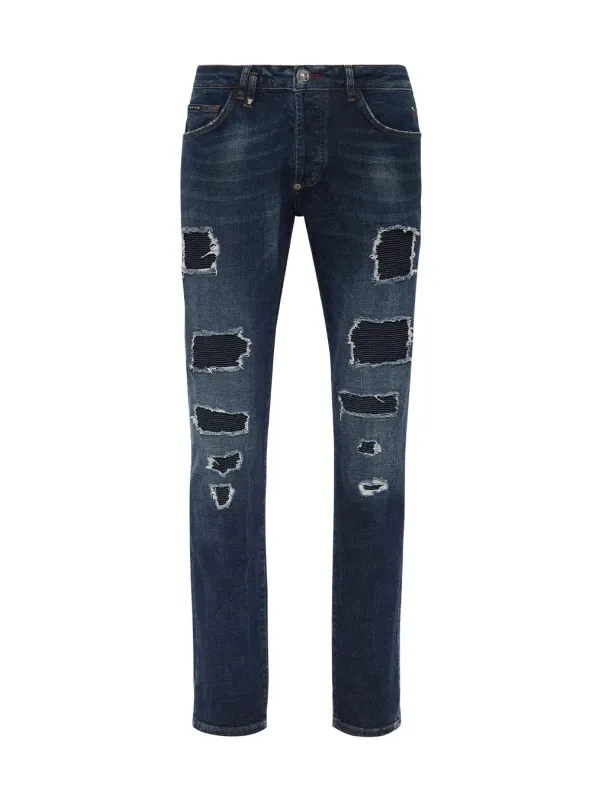 Philipp Plein Herren Jeans Blau | online kaufen