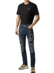 Philipp Plein Herren Jeans Blau | online kaufen