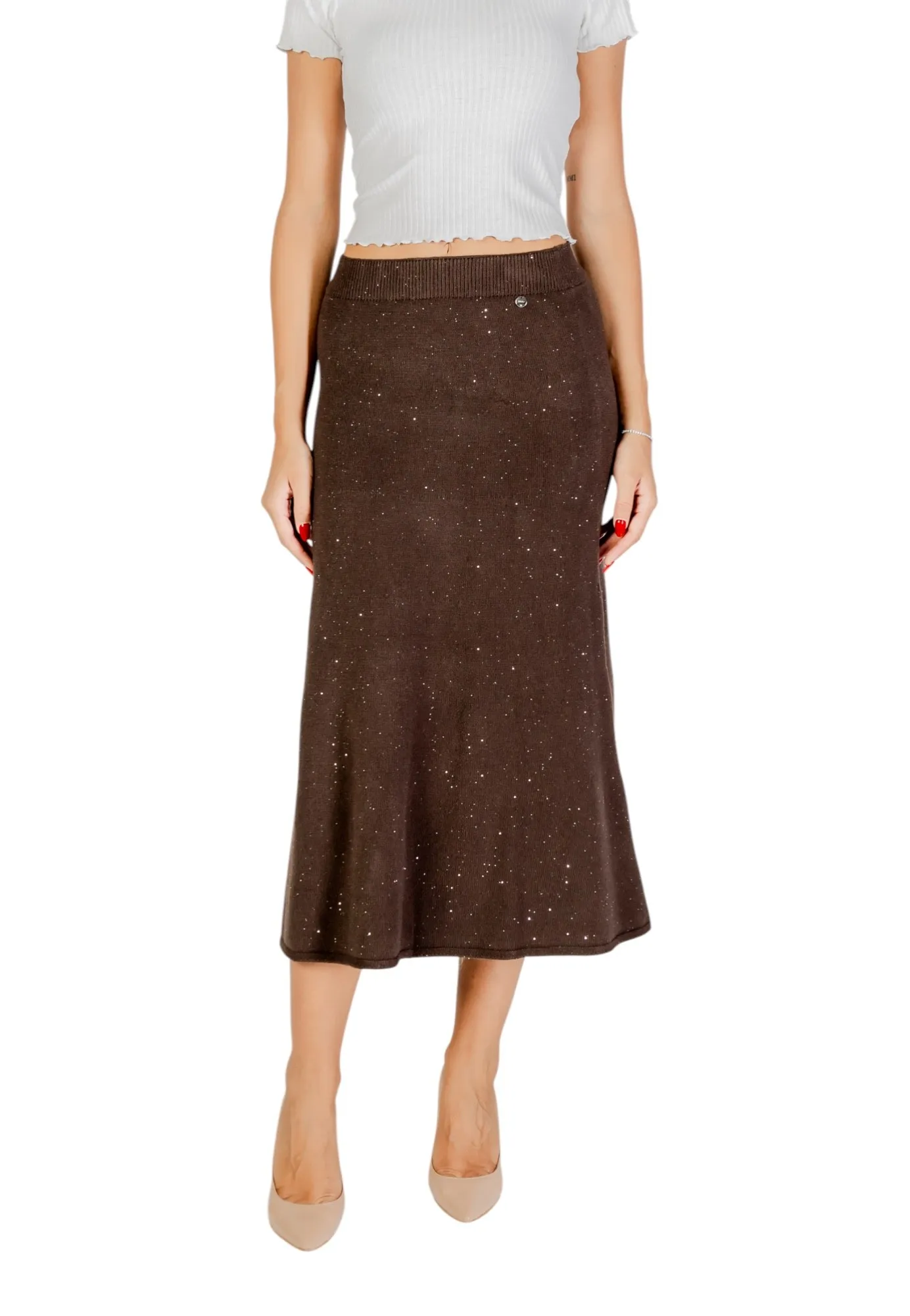 Liu Jo Damen Rock Braun 490349