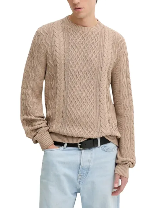 Tommy Hilfiger Jeans Herren Pullover Beige | online kaufen