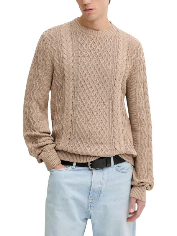 Tommy Hilfiger Jeans Herren Pullover Beige | online kaufen