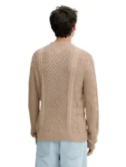 Tommy Hilfiger Jeans Herren Pullover Beige | online kaufen