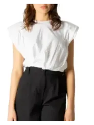 Weiße Hanny Deep Bluse Jeans