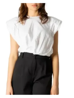 Weiße Hanny Deep Bluse Jeans