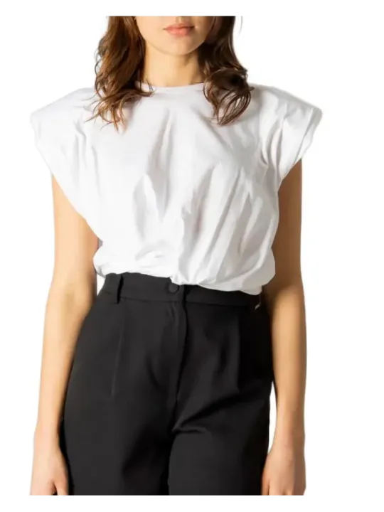 Weiße Hanny Deep Bluse Jeans