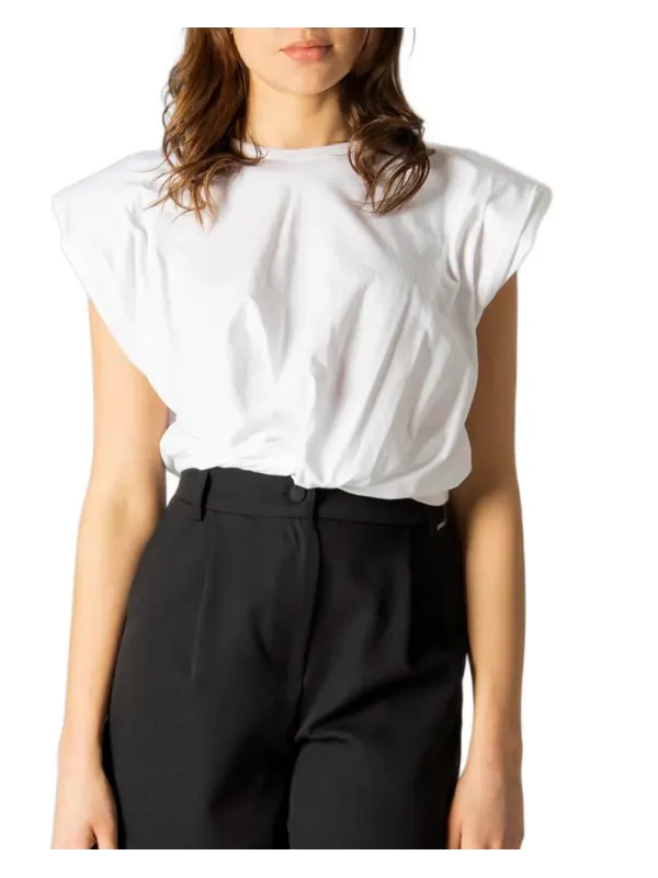 Weiße Hanny Deep Bluse Jeans