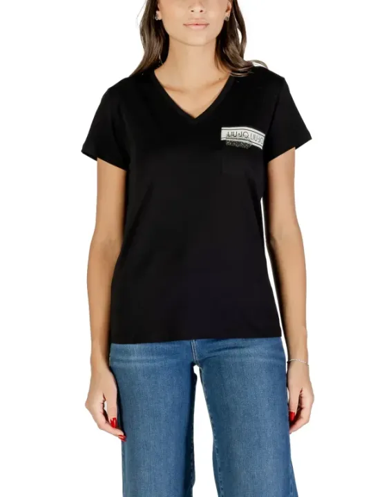 Liu Jo Damen T-Shirt Schwarz | online kaufen