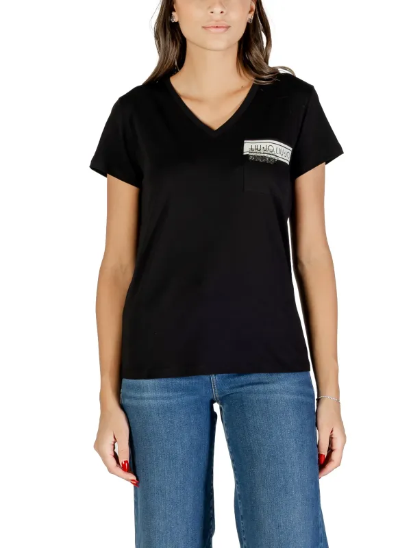 Liu Jo Damen T-Shirt Schwarz | online kaufen