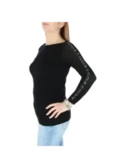 Pinko 254512 schwarzes Langarmshirt mit Details