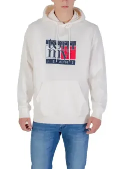 Tommy Hilfiger Jeans Herren Sweatshirt Weiß | online kaufen