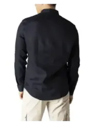 Armani Exchange Herren Langarmhemd Baumwolle